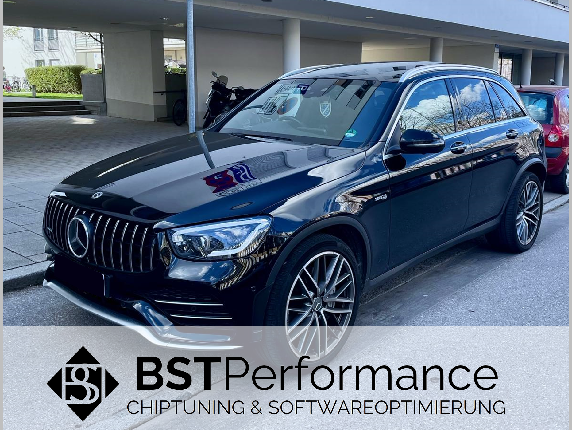 Mercedes Benz GLC 43 AMG ; Chiptuning München; Leistungssteigerung; Stage 1; SCR- / Harnstoff- / NOX / AGR Ventil / DPF Deaktivierung; Start-Stop Off