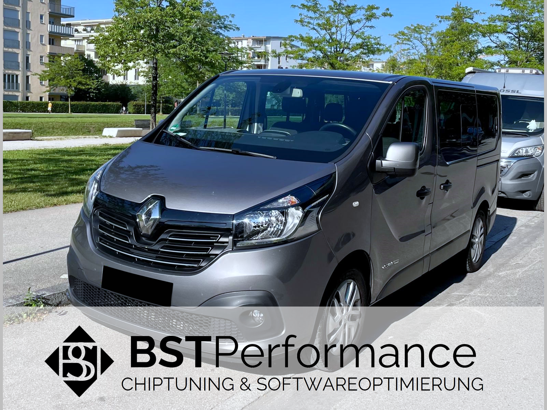 Renault Trafic; Chiptuning München; Leistungssteigerung; Stage 1; SCR- / Harnstoff- / NOX Off / AGR Off / DPF Deaktivierung; Start-Stop Off