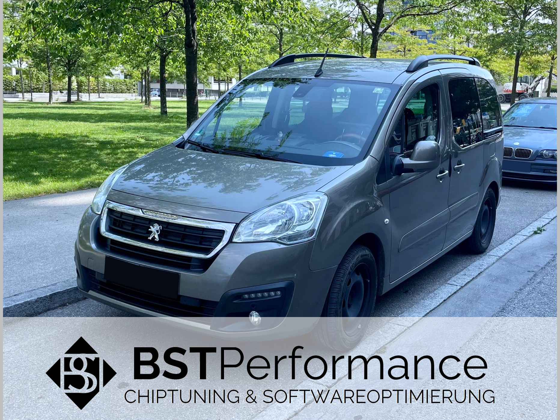 Peugeot Partner; Chiptuning München; Leistungssteigerung; Stage 1; SCR- / Harnstoff- / NOX Off / AGR Off / DPF Deaktivierung; Start-Stop Off