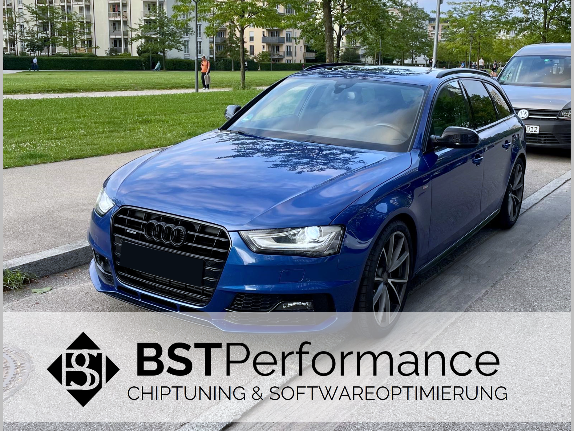 Audi A4; Chiptuning München; Leistungssteigerung; Stage 1; SCR Off / AGR Off / DPF Deaktivierung; Start-Stop Off